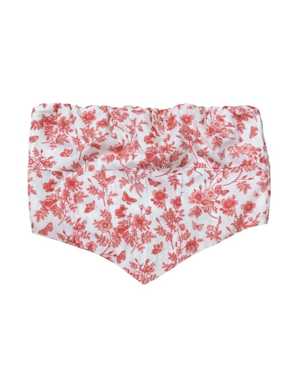 Princess Polly Women’s Pink Floral Corset Bustier Crop Top US 4 Cottagecore